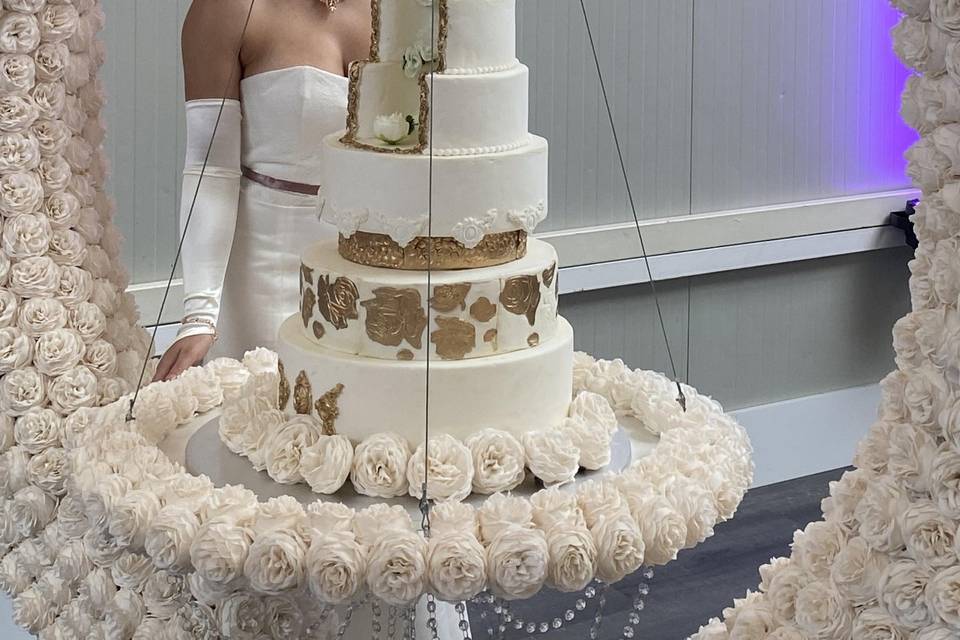 Arche pour wedding cake suspen