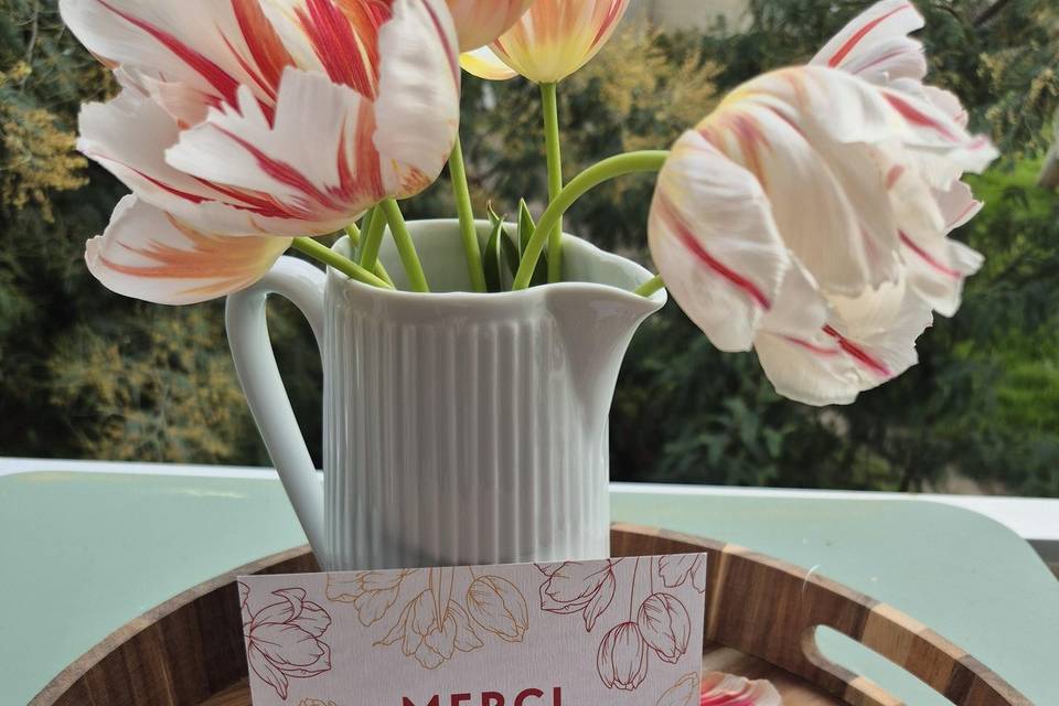 Carte de remerciements