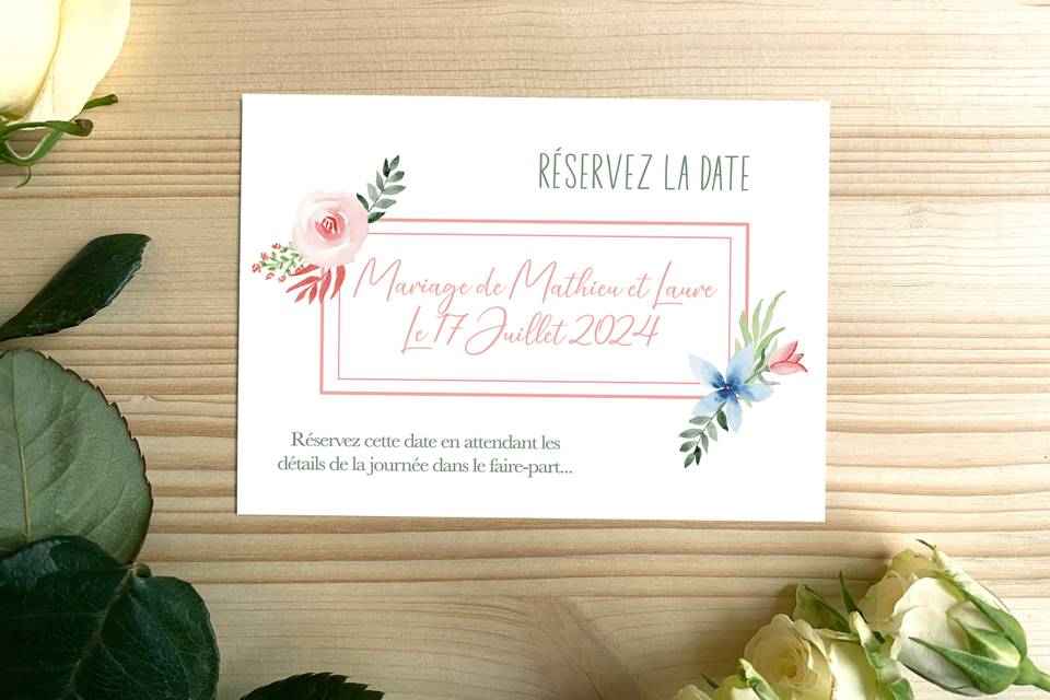 Carte Save the Date