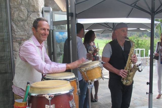 Percussioniste et sax soirée