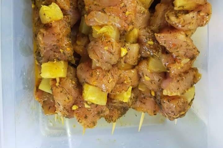 Brochettes de poulet