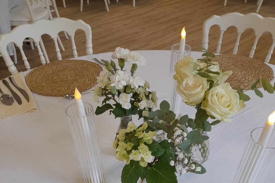 Centre de table et photophore