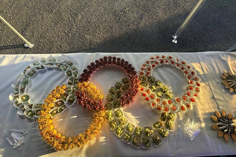 Amuse bouches en anneaux