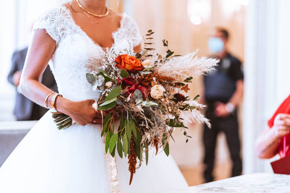 Boutonnière & bouquet