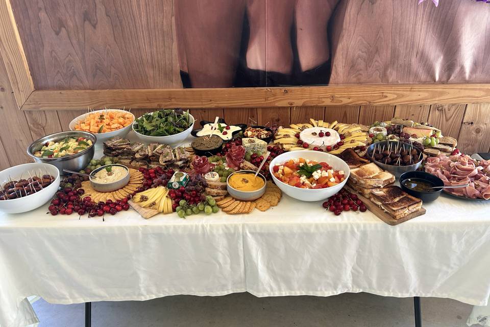 Buffet de printemps ensemble