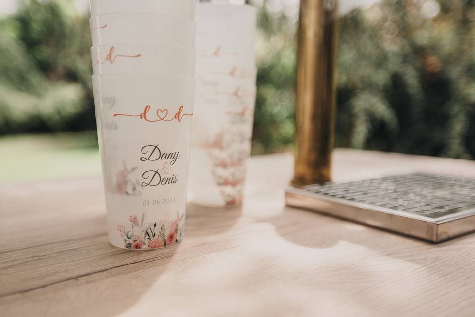 Verres personnalisés