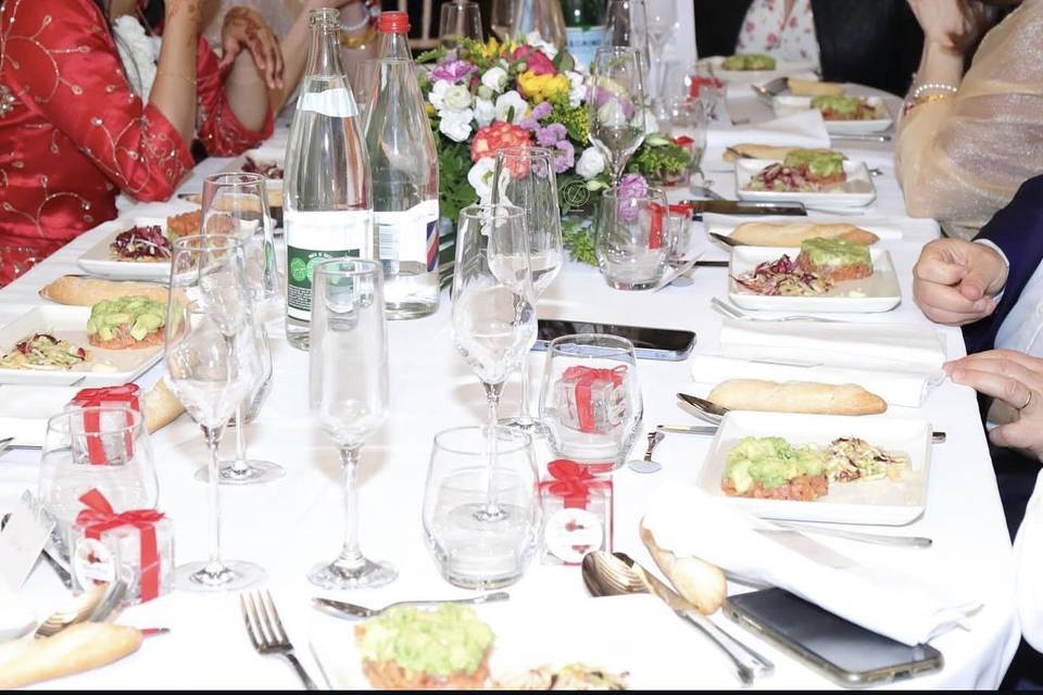 A table dans un cadre chic