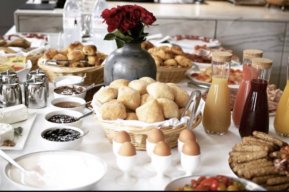 Buffet brunch gourmand