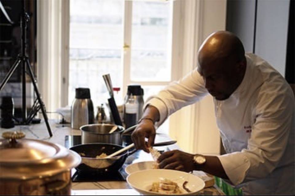 Chef en pleine démonstration