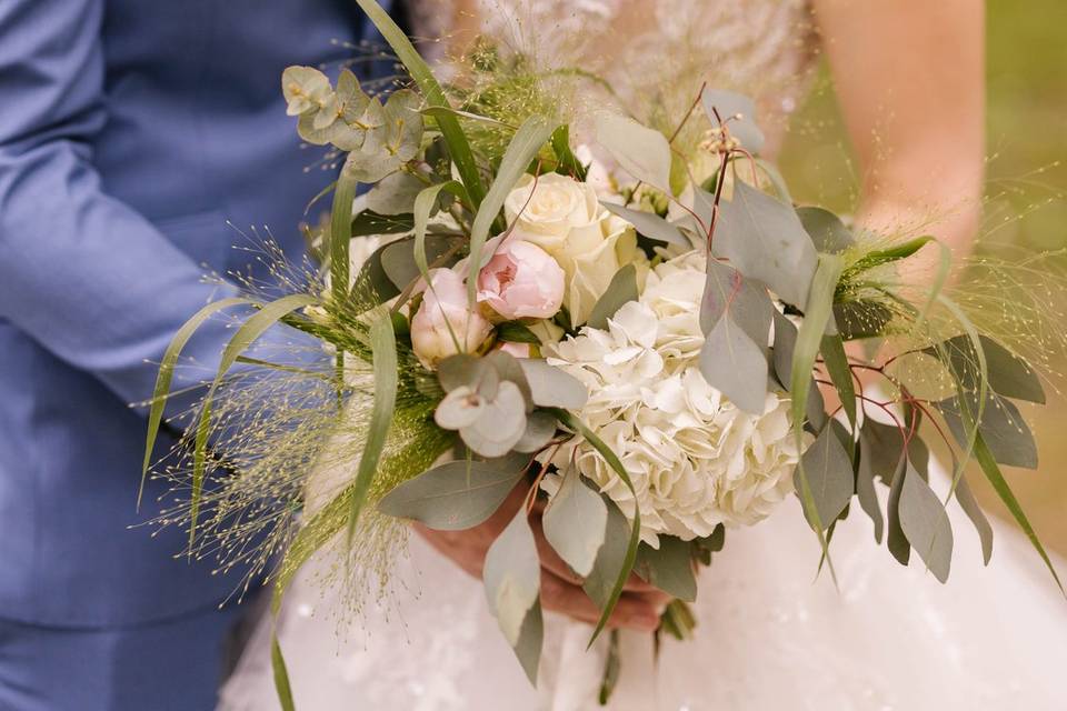 Bouquet de mariée romantique