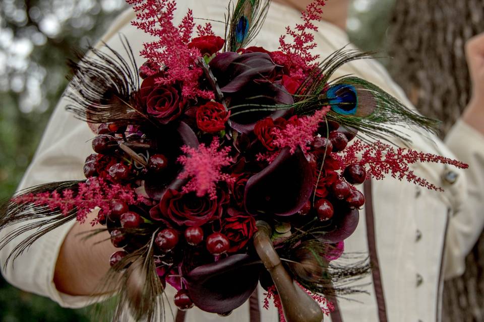 Bouquet de mariée Atypique