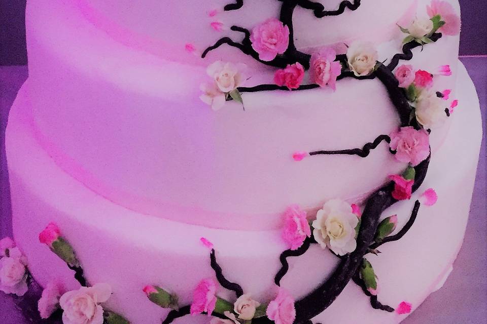 Wedding cake thème Japon