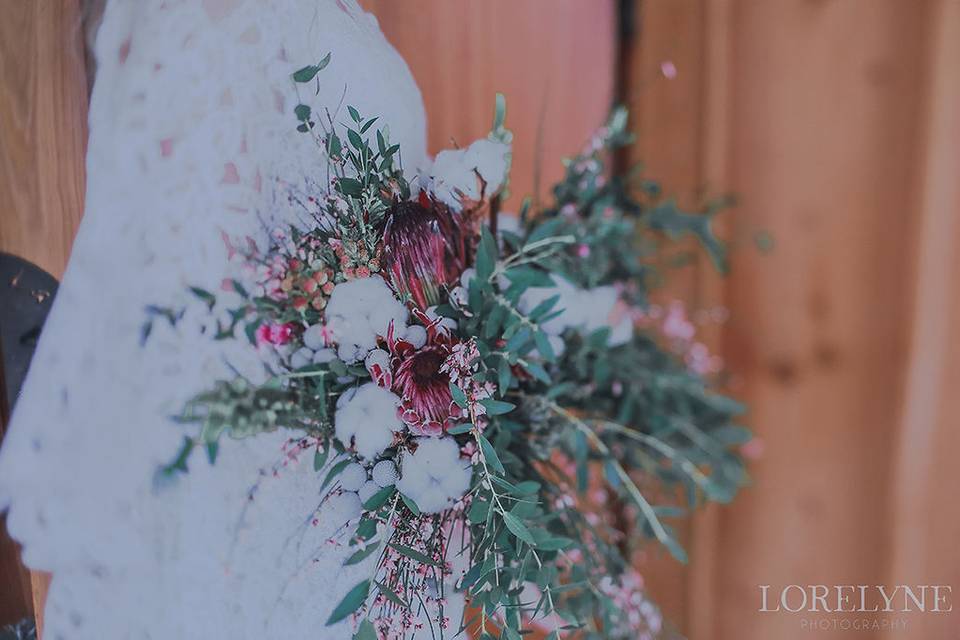 Bouquet de mariée Hivernal