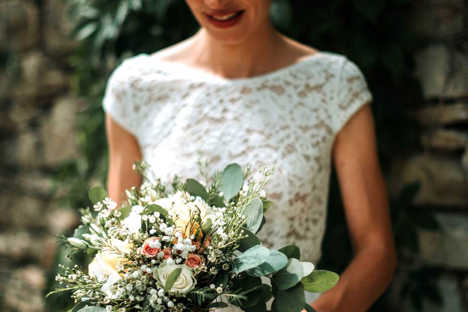 Bouquet de mariée Champêtre