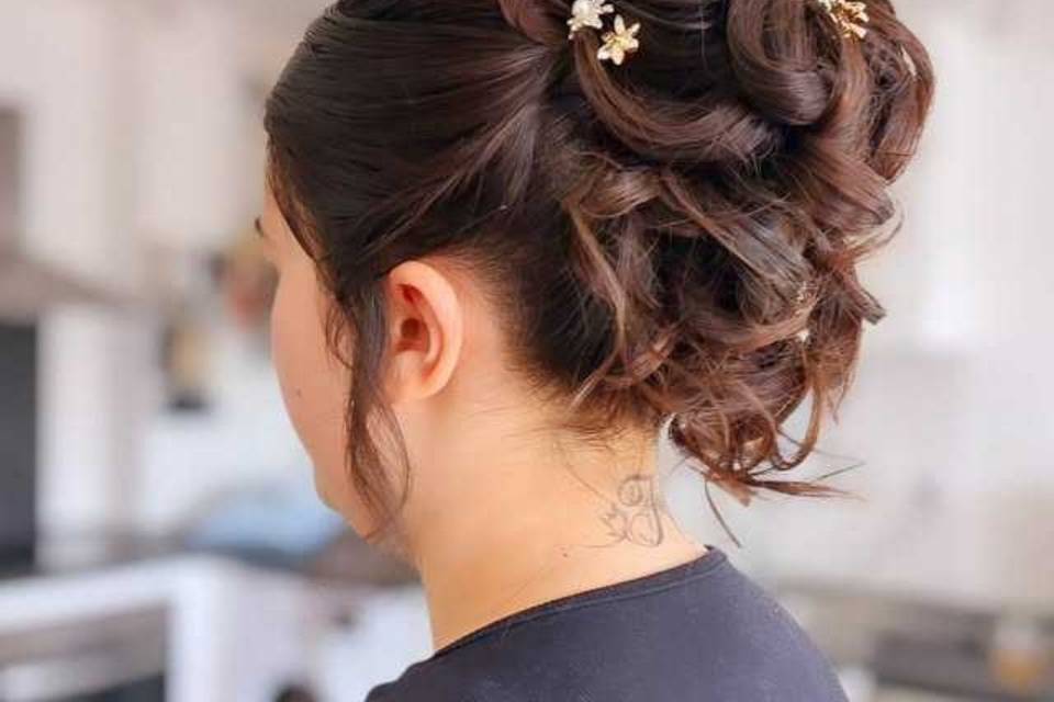 Chignon volumineux