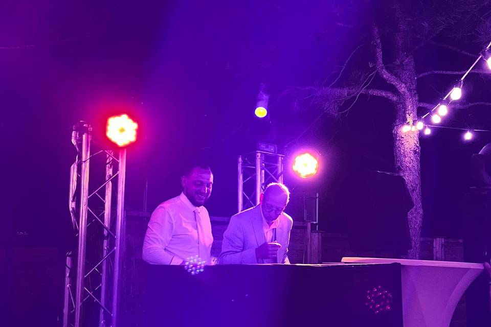 Ambiance en duo mariage
