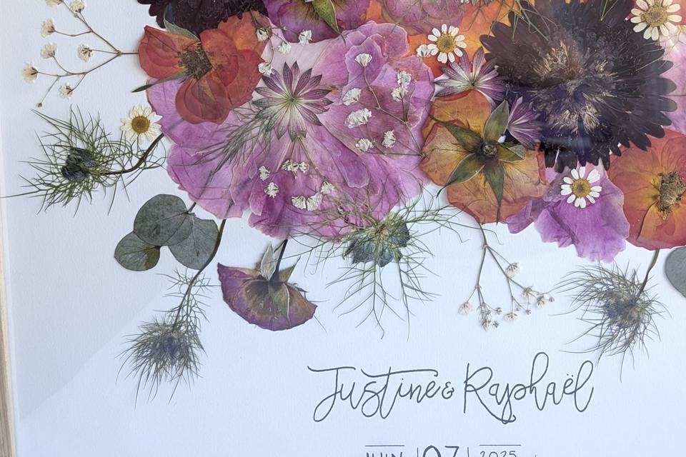 Herbier Souvenir de Mariage