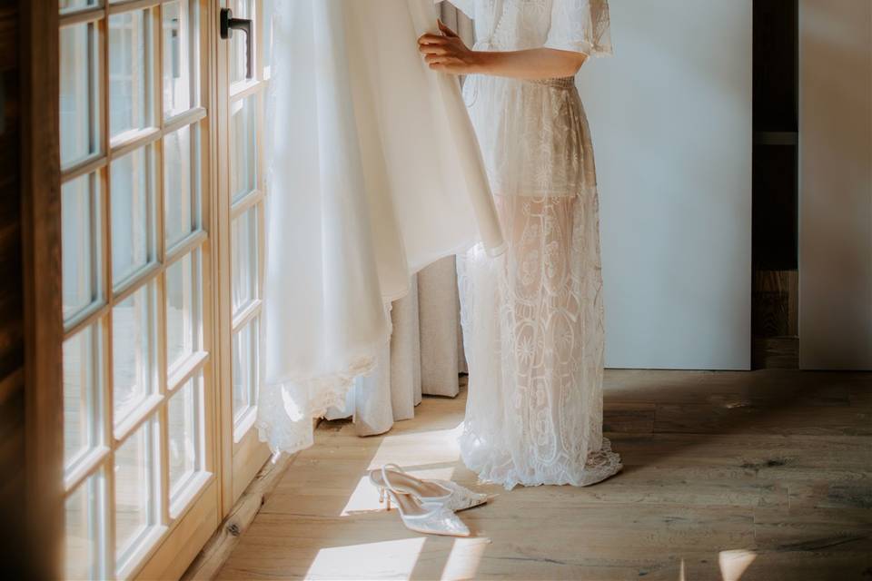 Préparatifs de la mariée