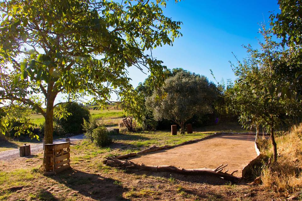 Terrain de pétanque