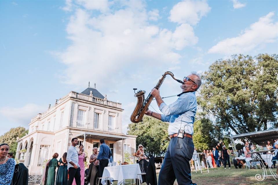 Sax cover en cocktail