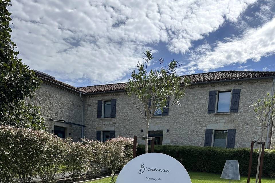 Panneau de bienvenue