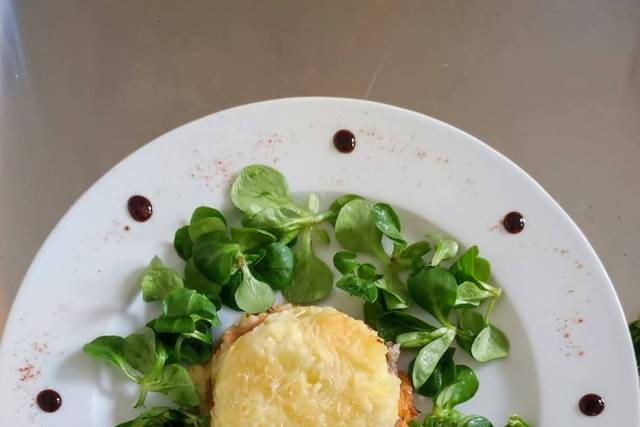 Parmentier de canard aux 2 pommes