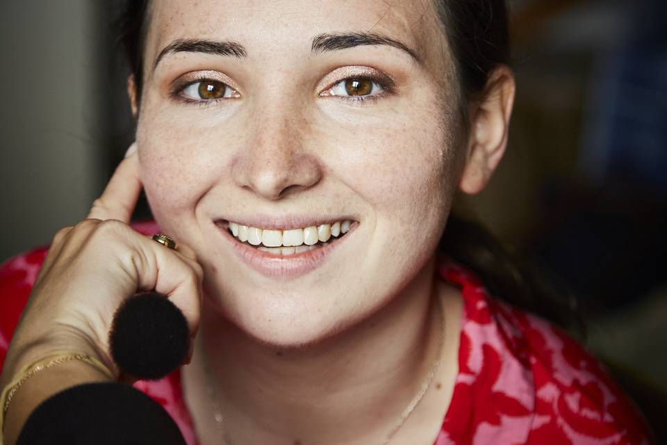 La mariée au maquillage