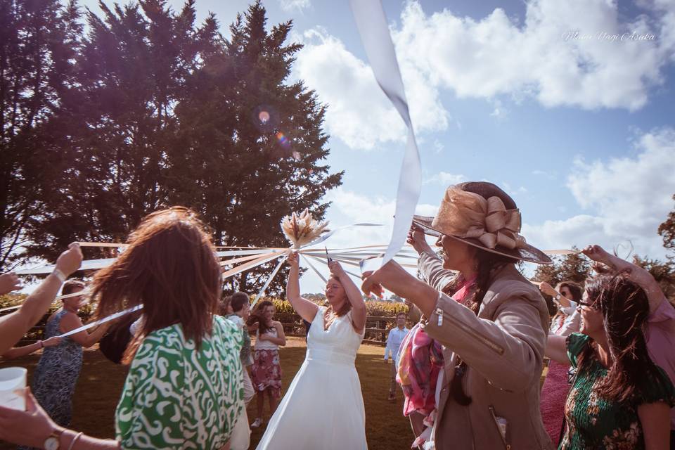 Lancé de bouquet