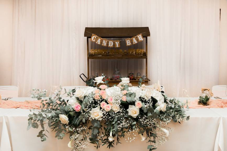 Centre de table tombant