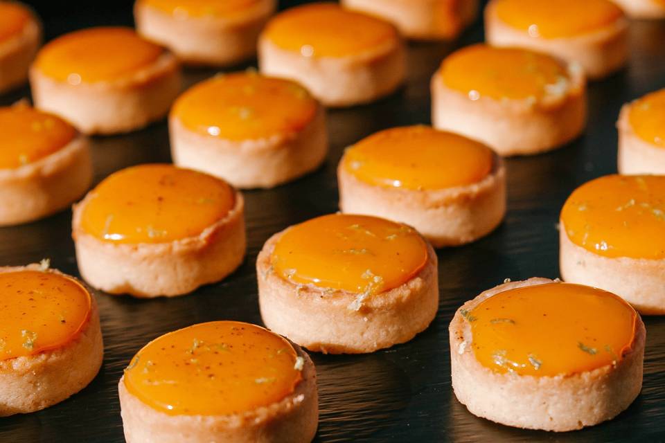 Tartelette foie gras mangue