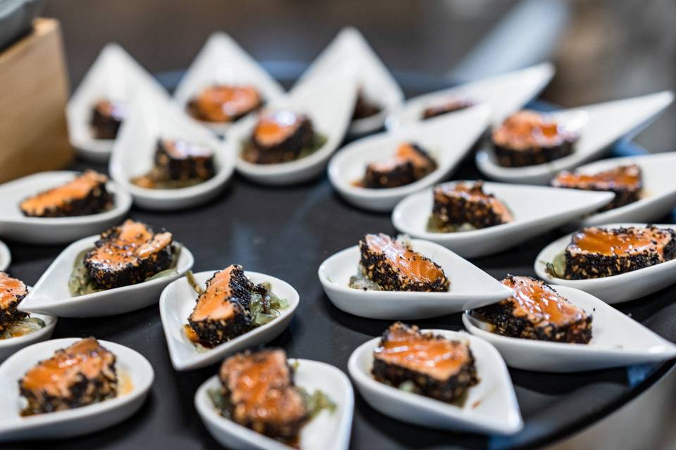 Tataki de saumon