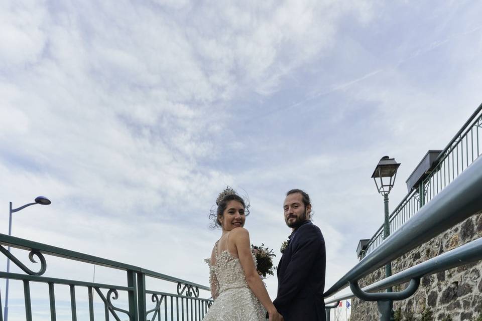 Une robe très longue