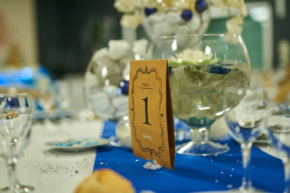 Table des mariés