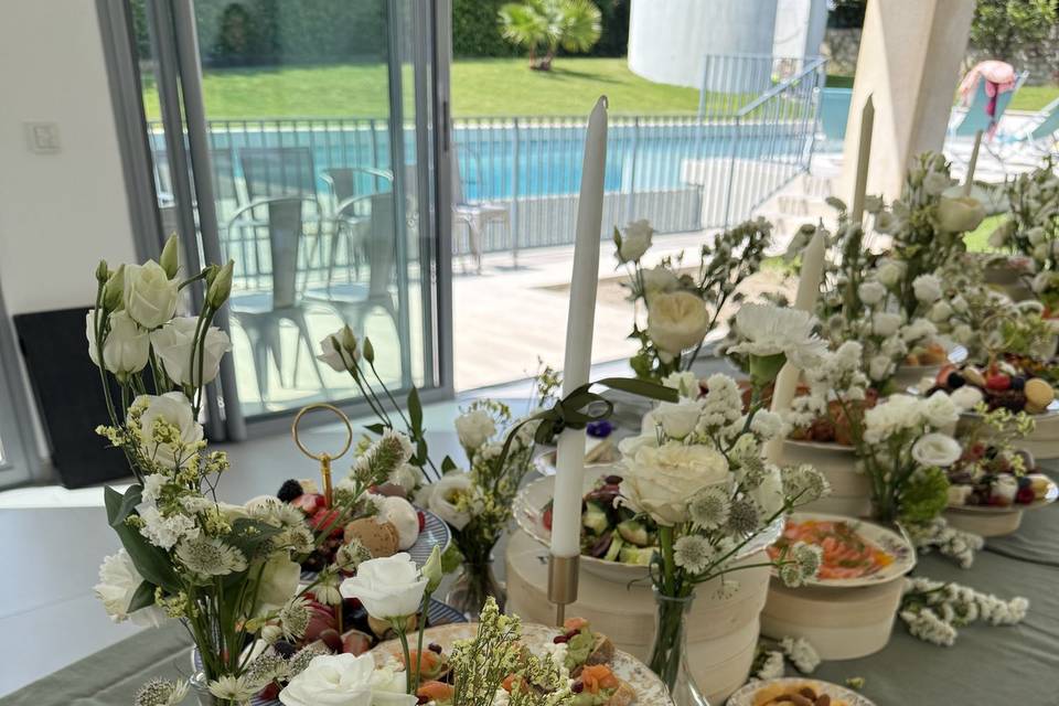 Buffet de reception SPD