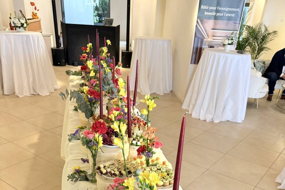 Buffet de reception SPD