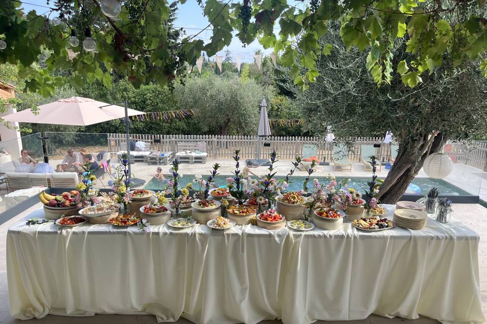 Buffet de reception SPD