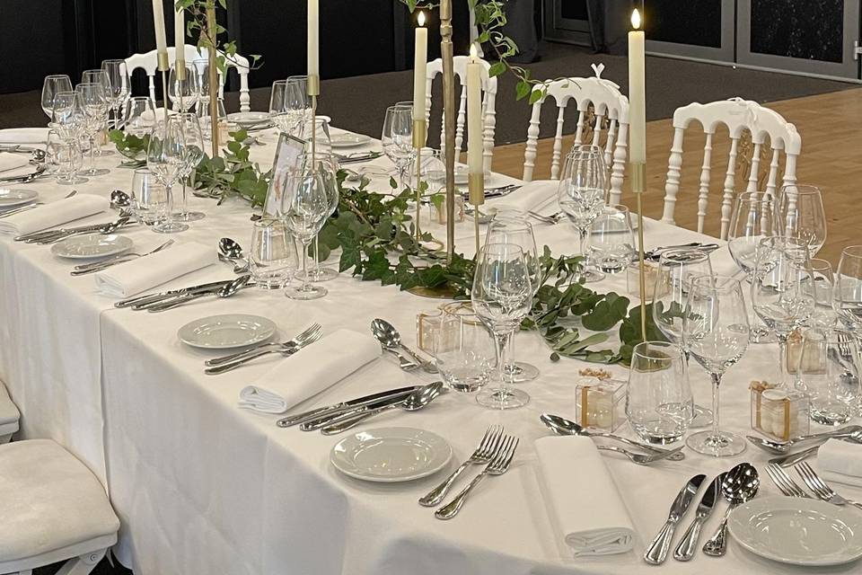 Table des mariés