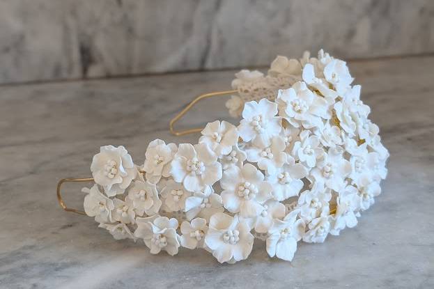 Couronne mariée fait main