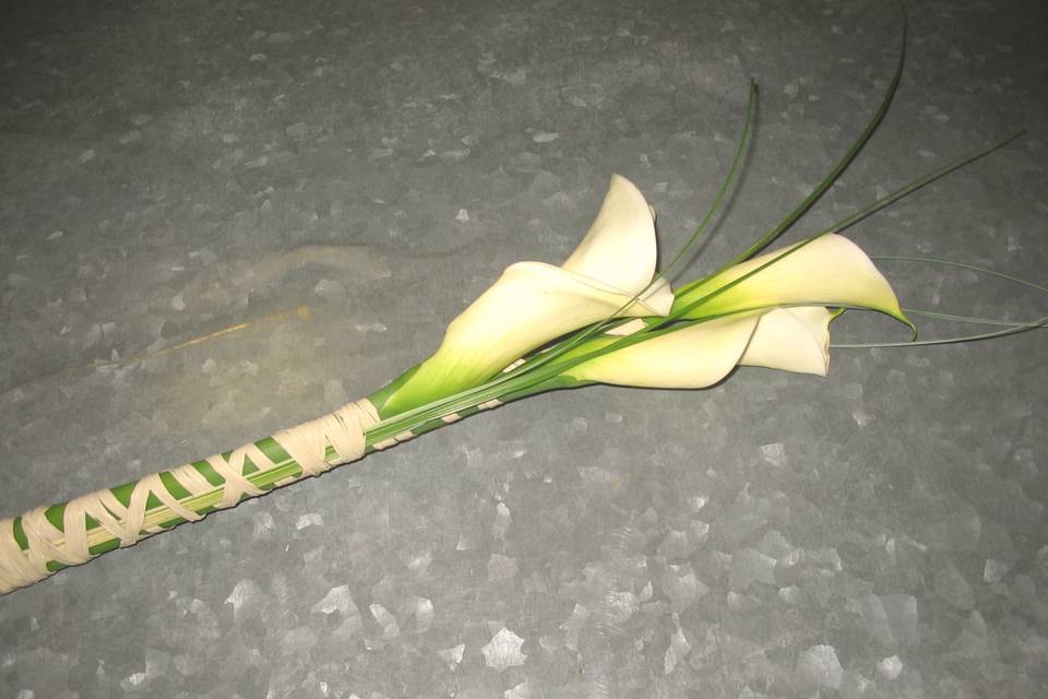 Bouquet mariée simple arum