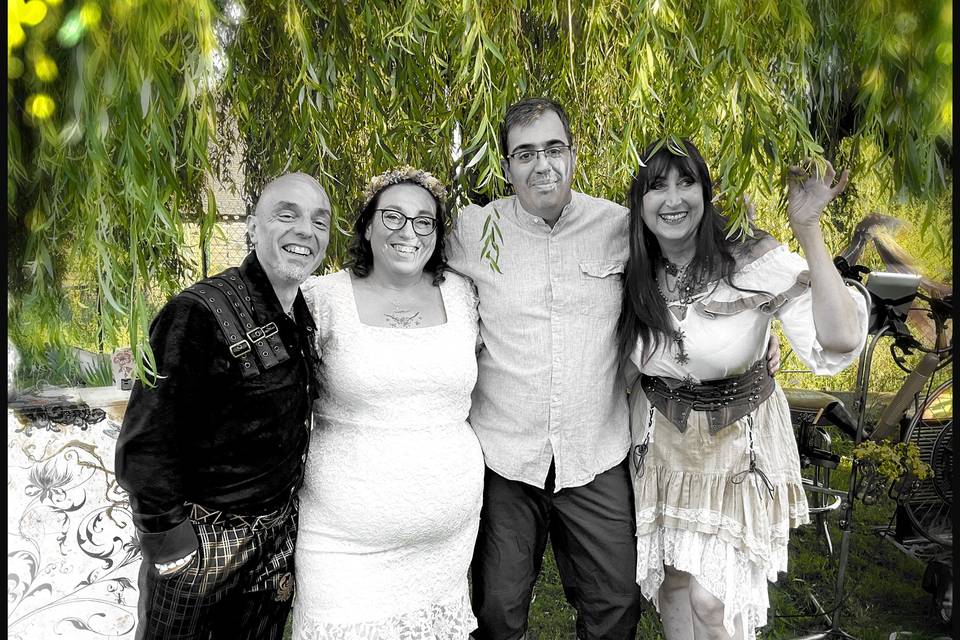 Avec les Mariés