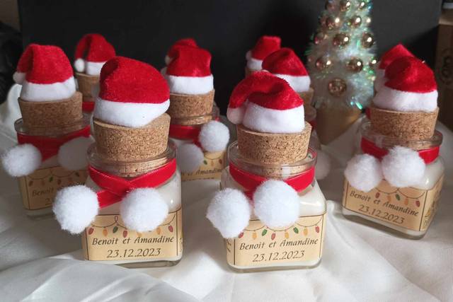 Bougie mariage Noël
