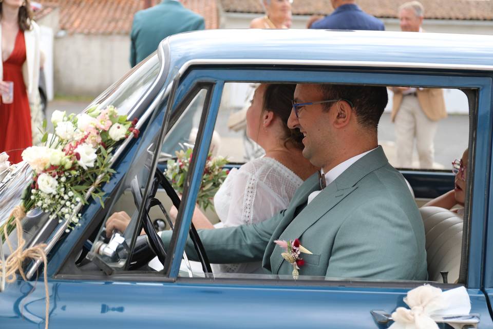 Voiture des mariés