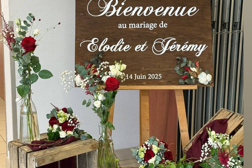 Panneau bienvenue