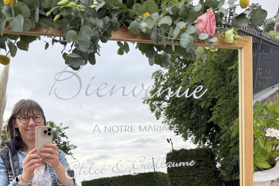 Panneau bienvenue