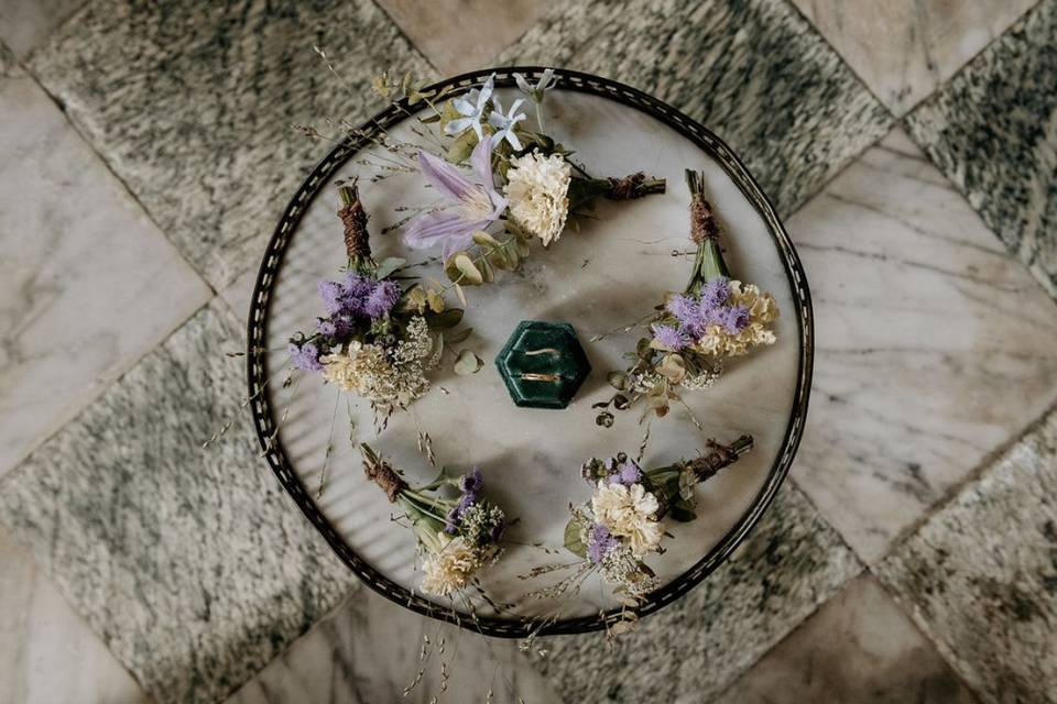 Boutonnières témoins