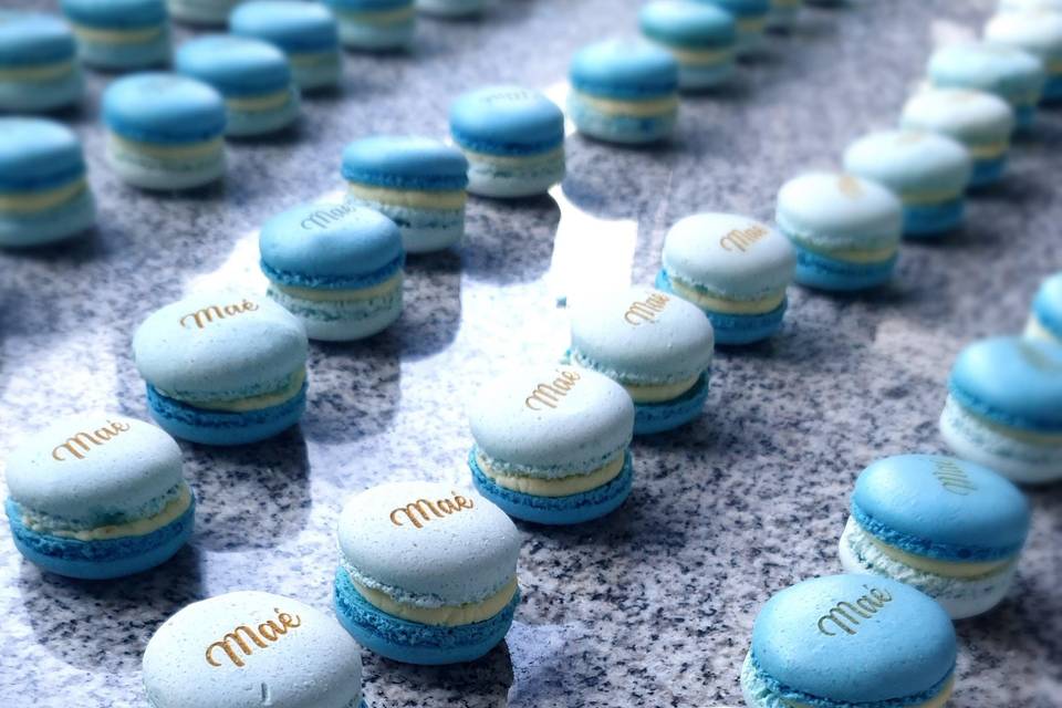 Macaron gravure personnalisée