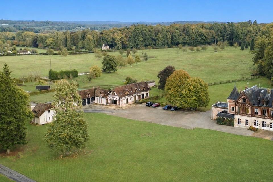 Domaine vue du ciel
