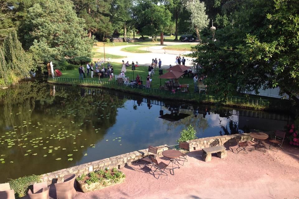 Le plan d'eau dans le Parc