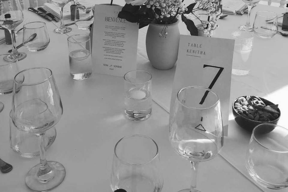 Plan de table personnalisés