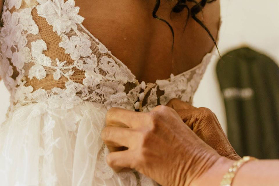 Robe de la mariée